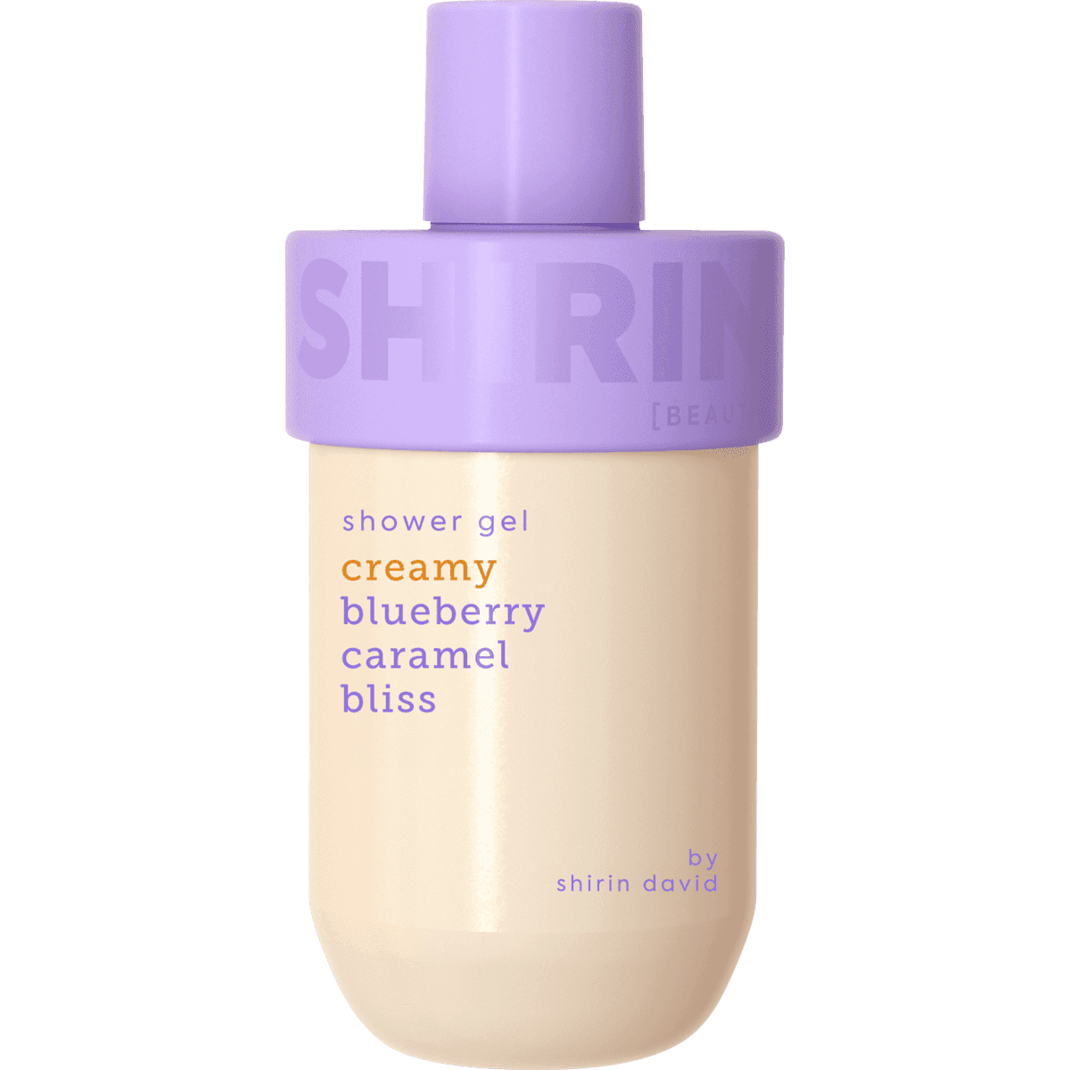SHIRIN BEAUTY Gel douche Creamy Blueberry Caramel Bliss, 250 ml — produit allemand authentique au Maroc