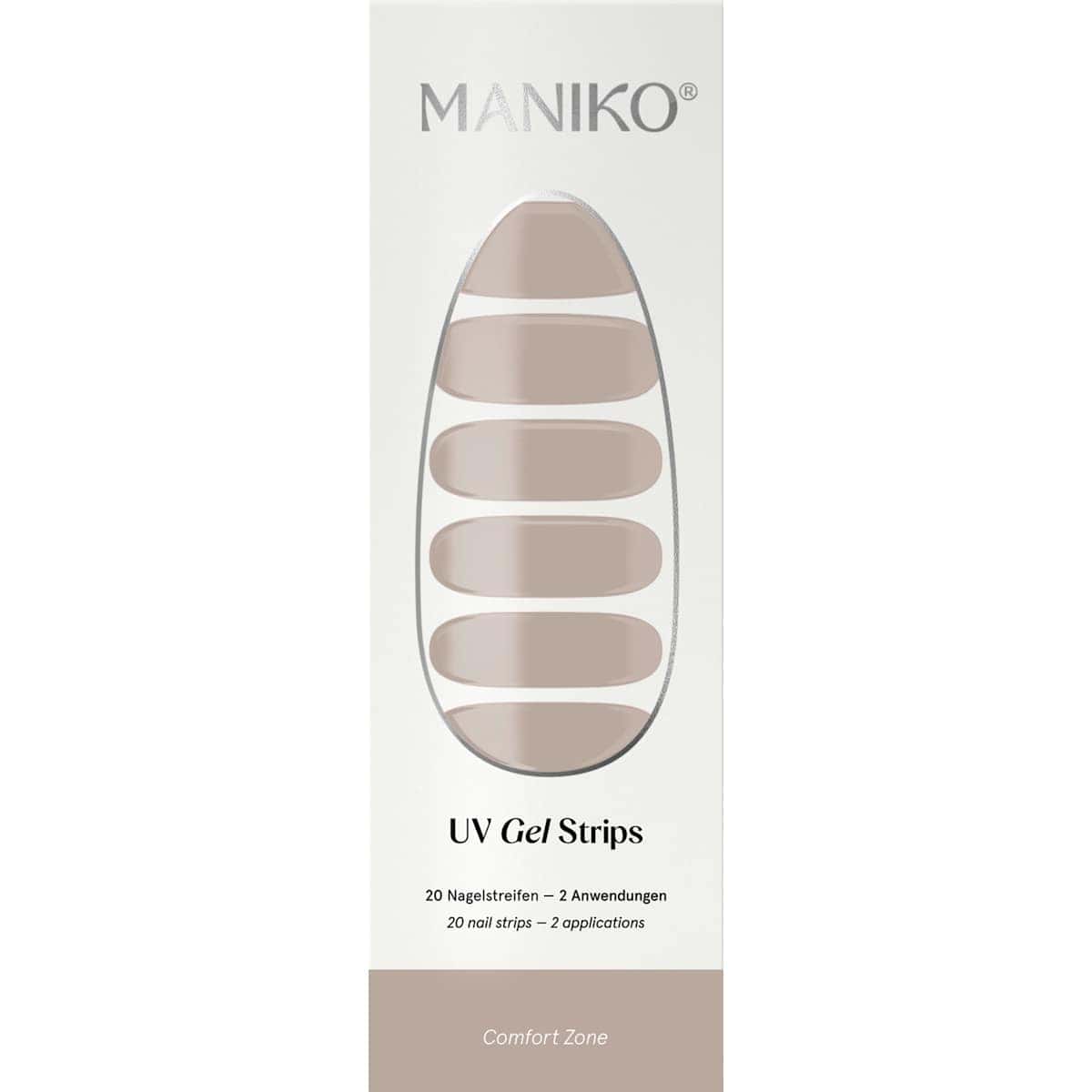 Maniko UV Gel Stickers ongles Comfort Zone, 20 pièces — produit allemand authentique au Maroc