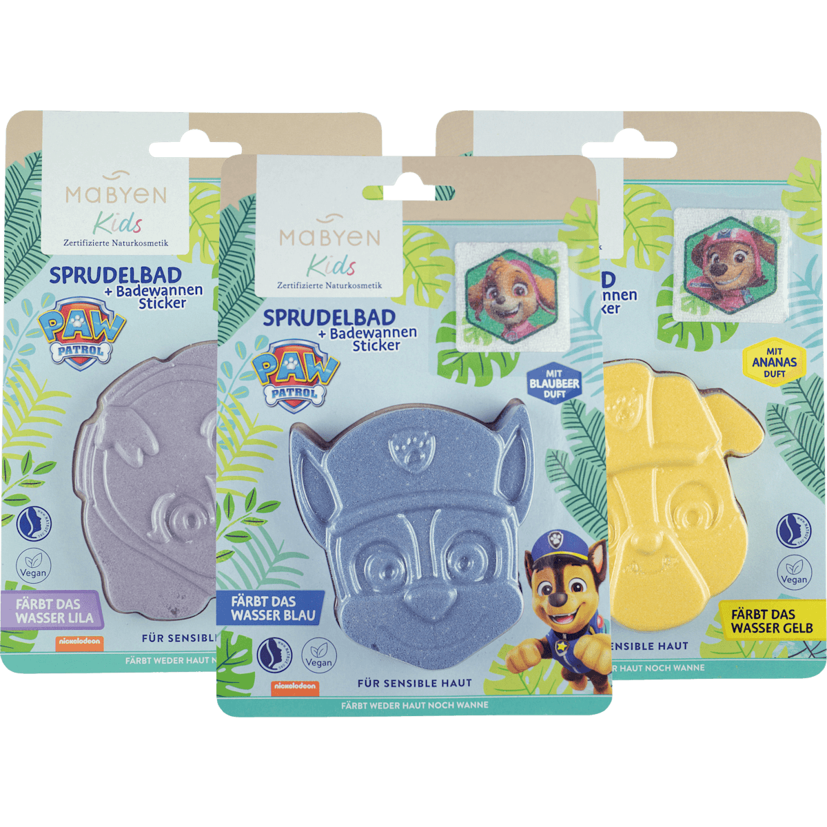Mabyen Enfant Bain moussant Sprudelbad Paw Patrol, 80 g — produit allemand authentique au Maroc