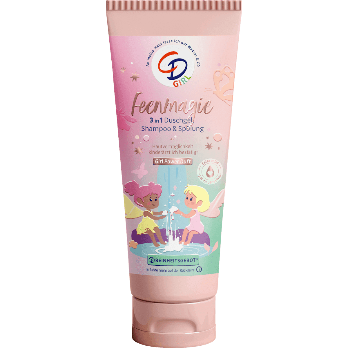 CD Enfant Gel douche, Shampooing & Après-shampooing 3in1 fille, magie des fées, 250 ml — منتج ألماني أصلي في المغرب