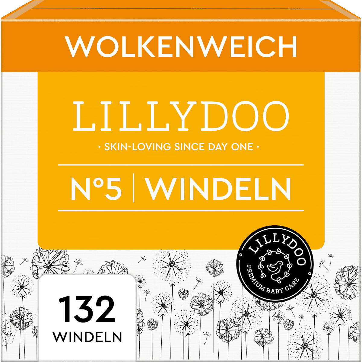 LILLYDOO Couches taille 5 (11+ kg) Monatsbox, 132 pièces — produit allemand authentique au Maroc