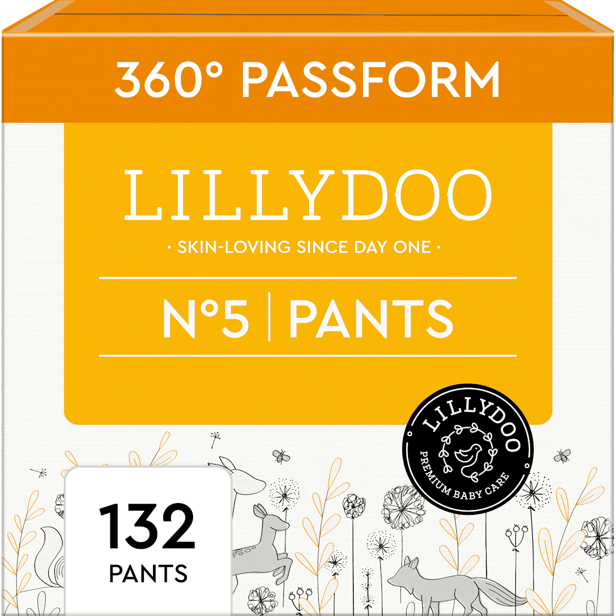 LILLYDOO Bébé Pants taille 5 (11+ kg), Monatsbox, 132 pièces — produit allemand authentique au Maroc