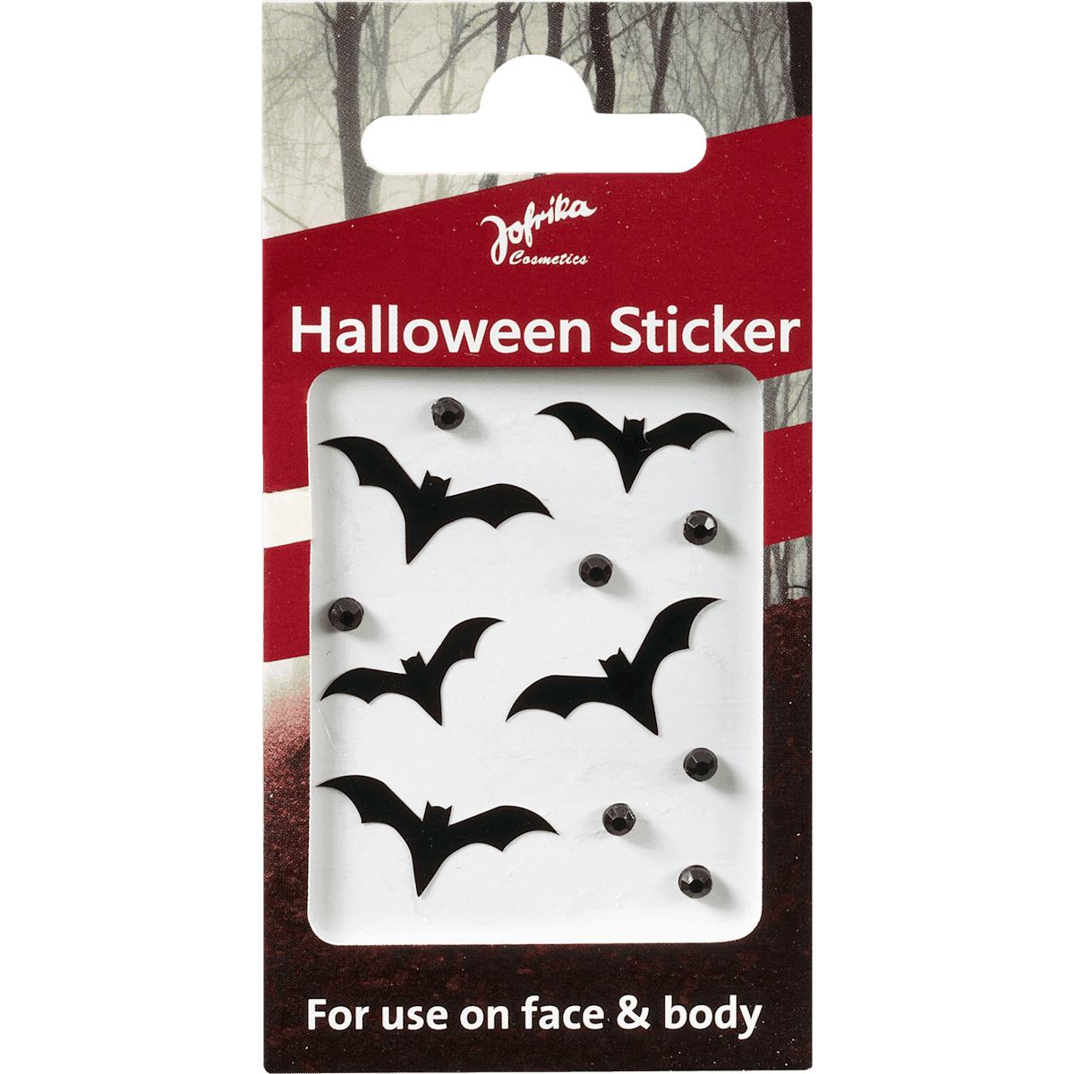 Jofrika Halloween Sticker-Set Bat, 1 pièce — produit allemand authentique au Maroc