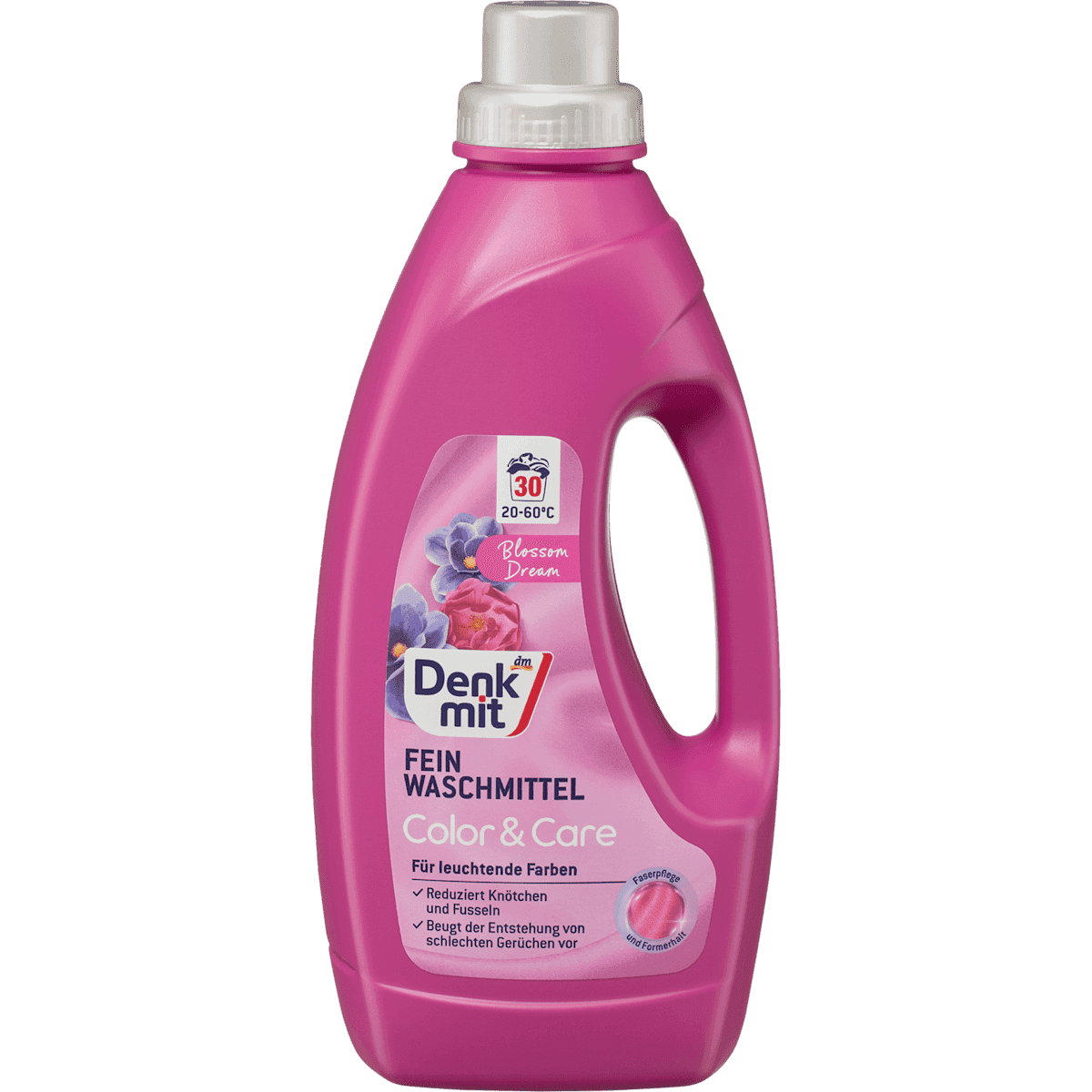 Denkmit Lessive linge délicat liquide Color&Care Blossom Dream, 30 lavages — produit allemand authentique au Maroc
