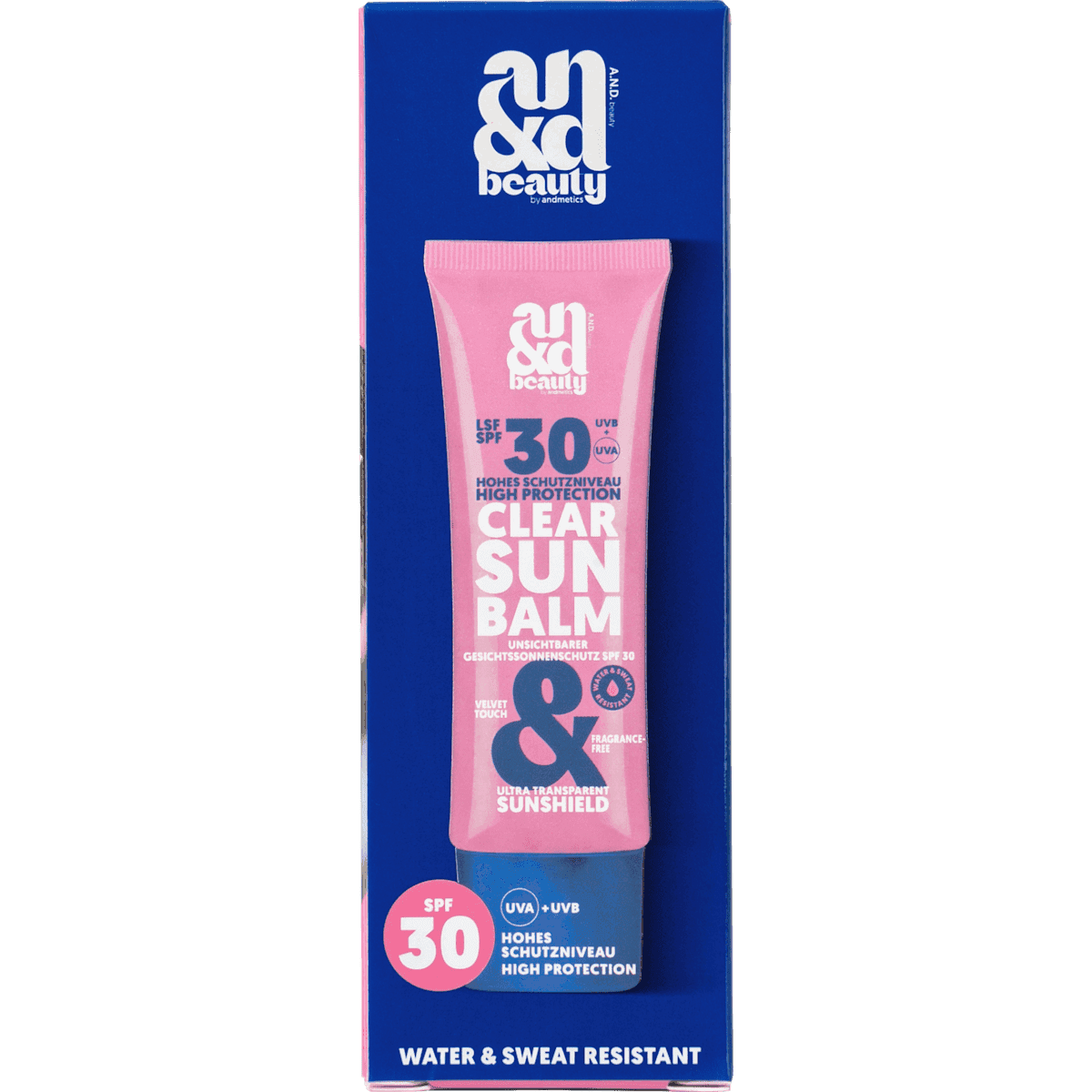 A.N.D. beauty crème solaire visage, clear sun balm, LSF 30, 50 ml — منتج ألماني أصلي في المغرب