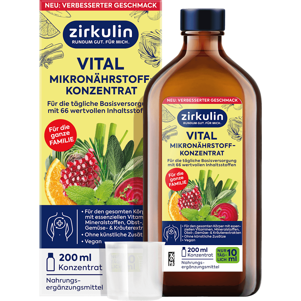 Zirkulin Vital Nährstoffkonzentrat, 200 ml — منتج ألماني أصلي في المغرب