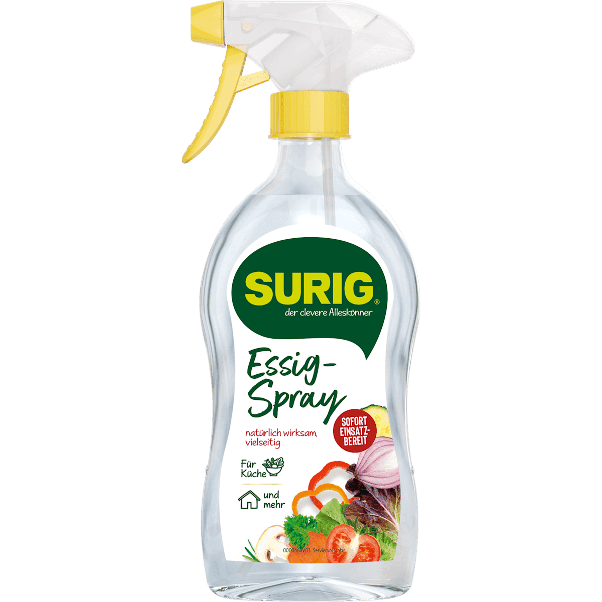 SURIG Nettoyant au vinaigre Spray pour cuisine et maison, 500 ml (SURIG Essigreiniger Spray für Küche und Haushalt, 500 ml) — produit allemand authentique au Maroc