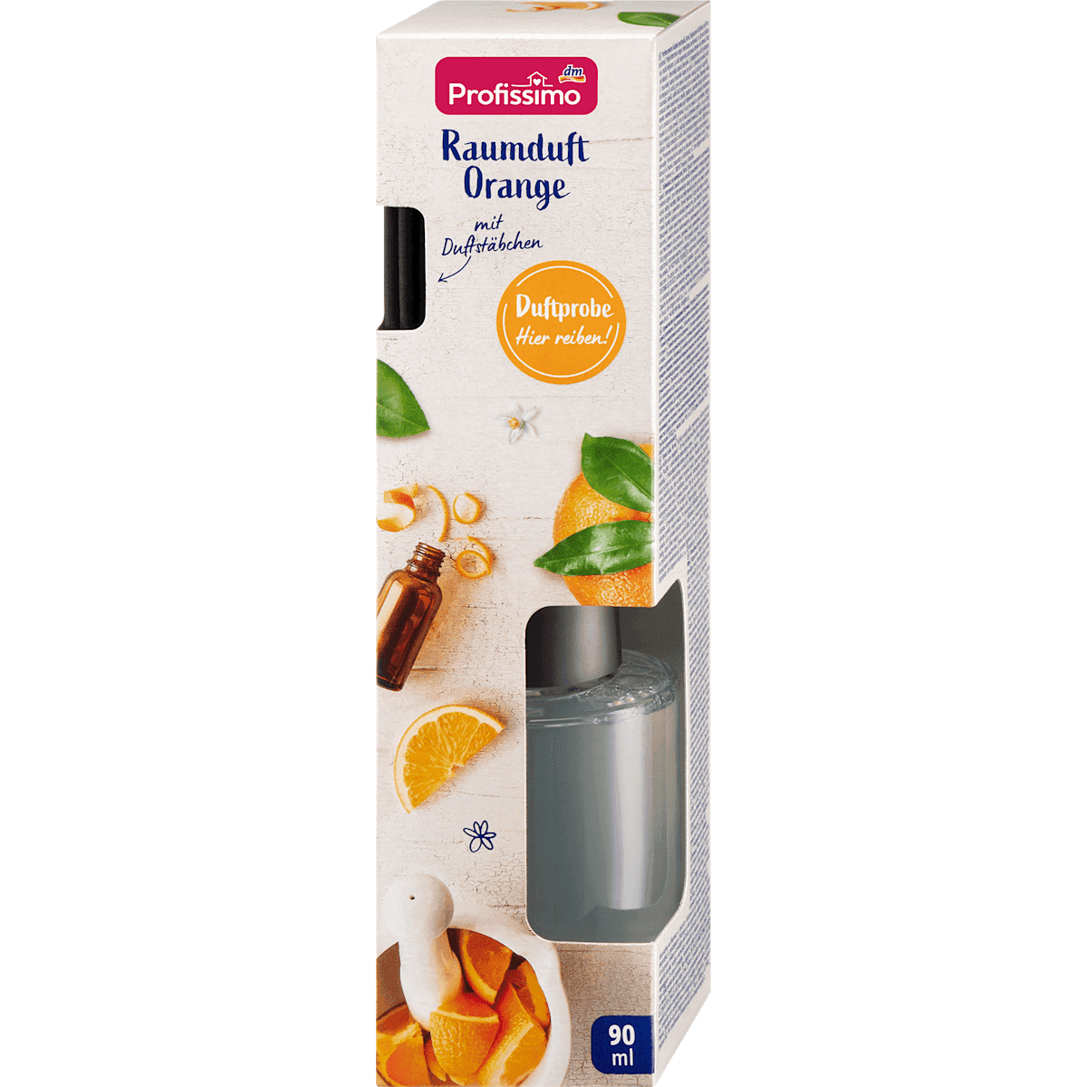 Profissimo Sticks scented Raumduft orange, 90 ml (Profissimo Duftstäbchen Raumduft Orange, 90 ml) — authentic German product in Morocco
