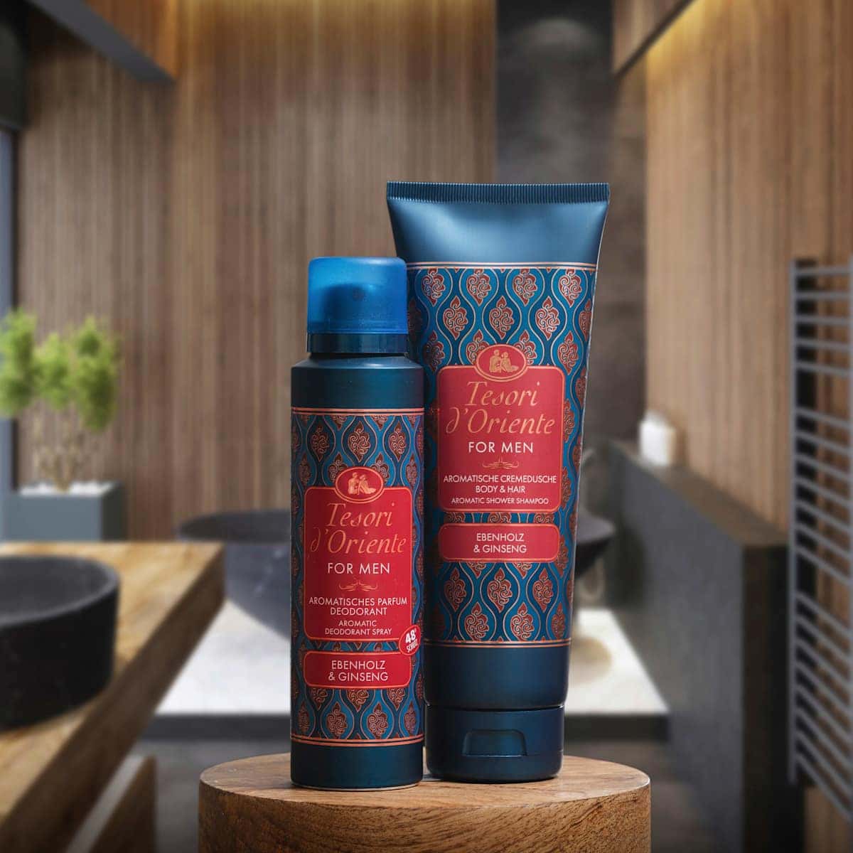 Tesori d'Oriente crème de douche For Men bois d'ébène & Ginseng, 250 ml (Tesori d'Oriente Cremedusche For Men Ebenholz & Ginseng, 250 ml) — منتج ألماني أصلي في المغرب