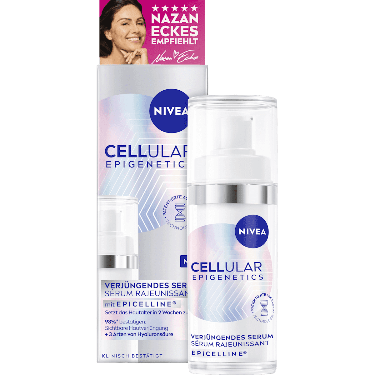 NIVEA Sérum visage Cellular Epigenetics régénérant, 30 ml — produit allemand authentique au Maroc