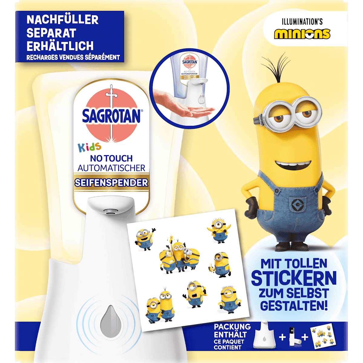 Sagrotan Distributeur de savon sans contact Kids, 1 pièce — منتج ألماني أصلي في المغرب