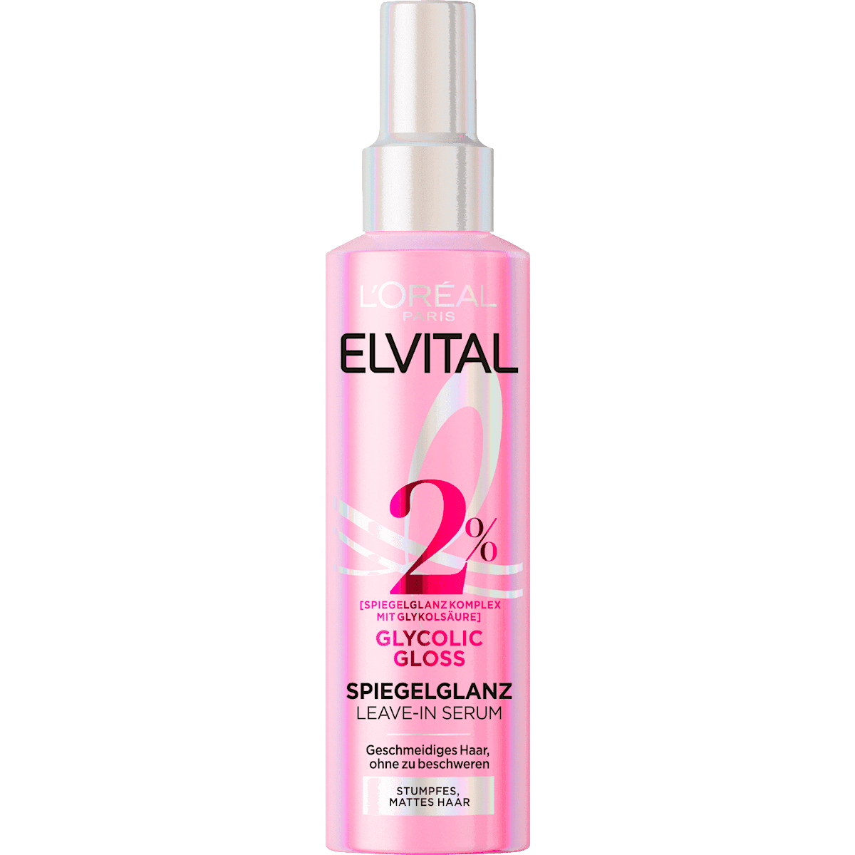 L'ORÉAL PARiS ELVITAL Leave-In Serum Glycolic Gloss Spiegelglanz, 150 ml — produit allemand authentique au Maroc