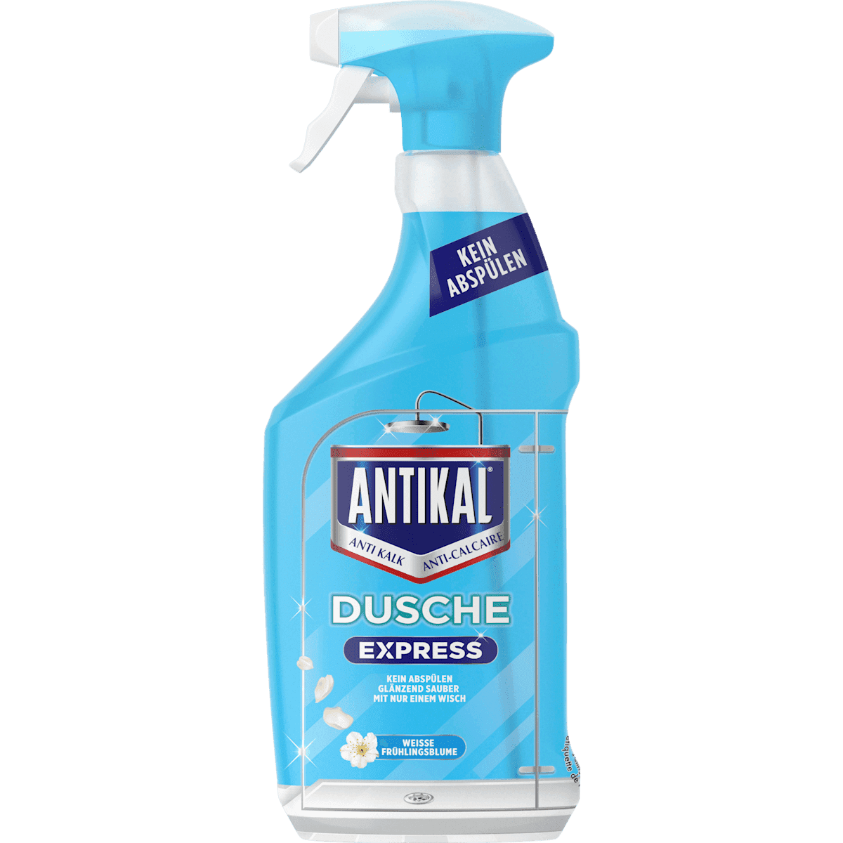 Antikal Anticalcaire Dusche Express, 800 ml (Antikal Kalkreiniger Dusche Express, 800 ml) — authentic German product in Morocco