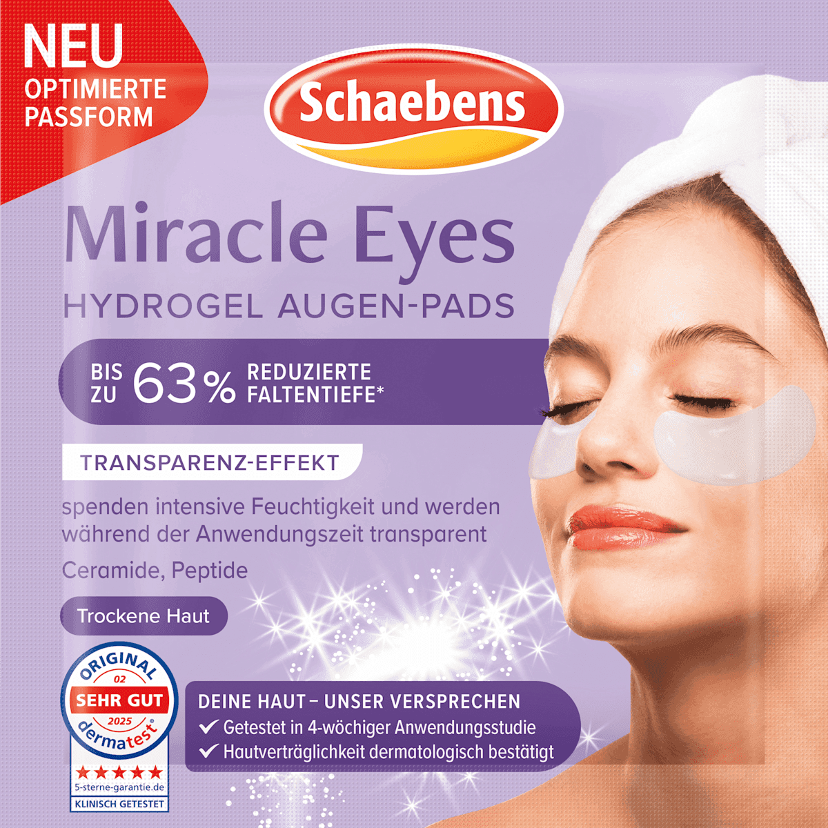 Schaebens Patches eyes Hydrogel Miracle Eyes (1 pair), 2 pcs (Schaebens Augenpads Hydrogel Miracle Eyes (1 Paar), 2 St) — authentic German product in Morocco