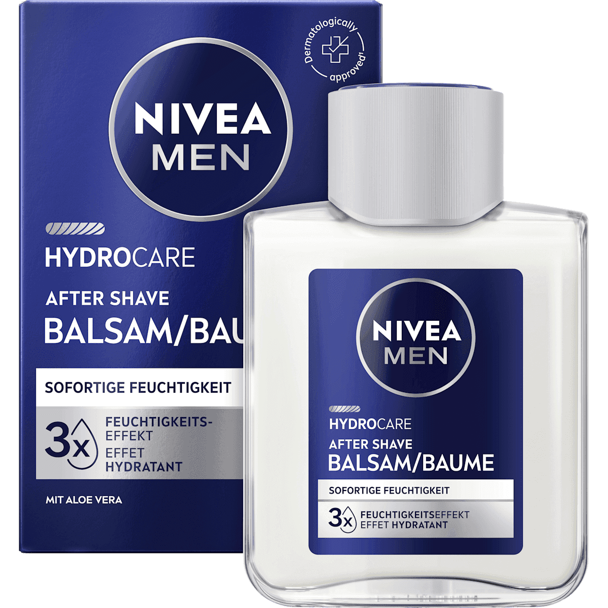 NIVEA MEN After Shave Baume Hydrocare, 100 ml — produit allemand authentique au Maroc