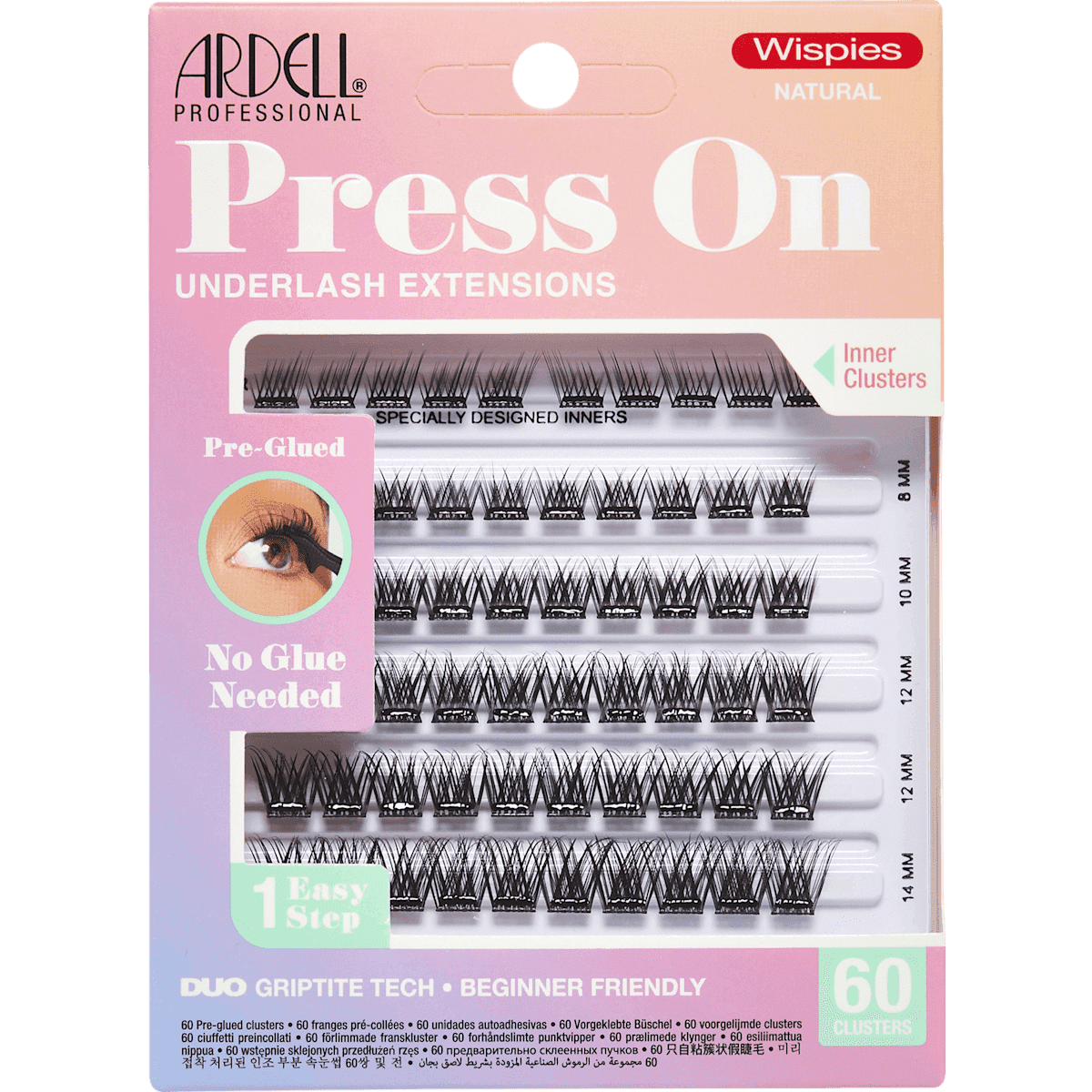 ARDELL Faux cils Press On Wispies, 60 pièces — produit allemand authentique au Maroc