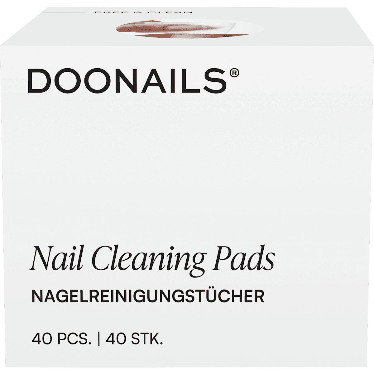 Doonails Lingettes nettoyantes pour ongles Nail Cleaning Pads, 40 pièces — produit allemand authentique au Maroc