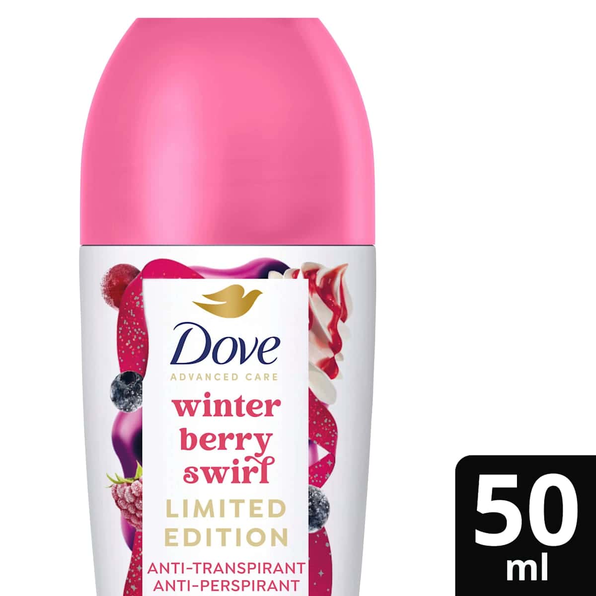 Dove anti-transpirant Déodorant bille Advanced Care winter berry swirl, 50 ml — منتج ألماني أصلي في المغرب