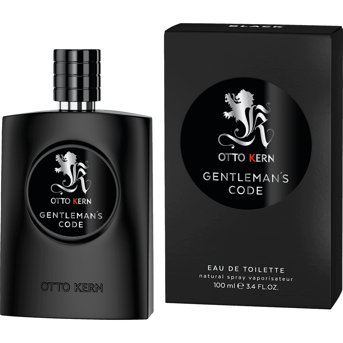 Otto Kern Gentlemans Code Black water toilet, 100 ml (Otto Kern Gentlemans Code Black Eau de Toilette, 100 ml) — authentic German product in Morocco