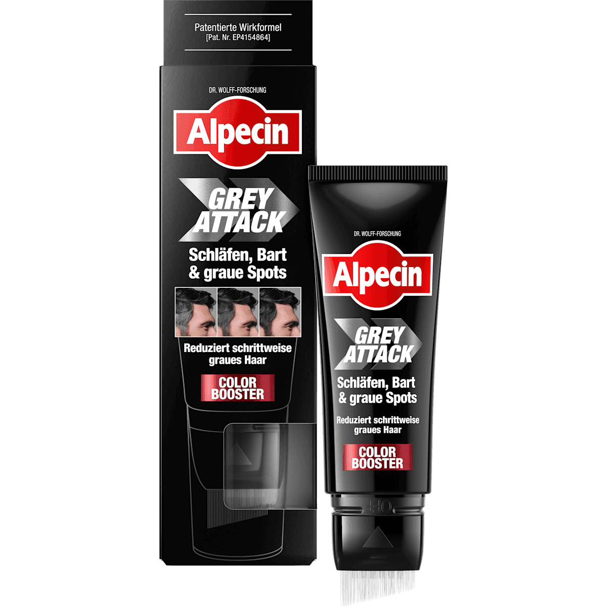 Alpecin Shampooing Grey Attack barbe & tempes Color Booster, 50 ml — منتج ألماني أصلي في المغرب
