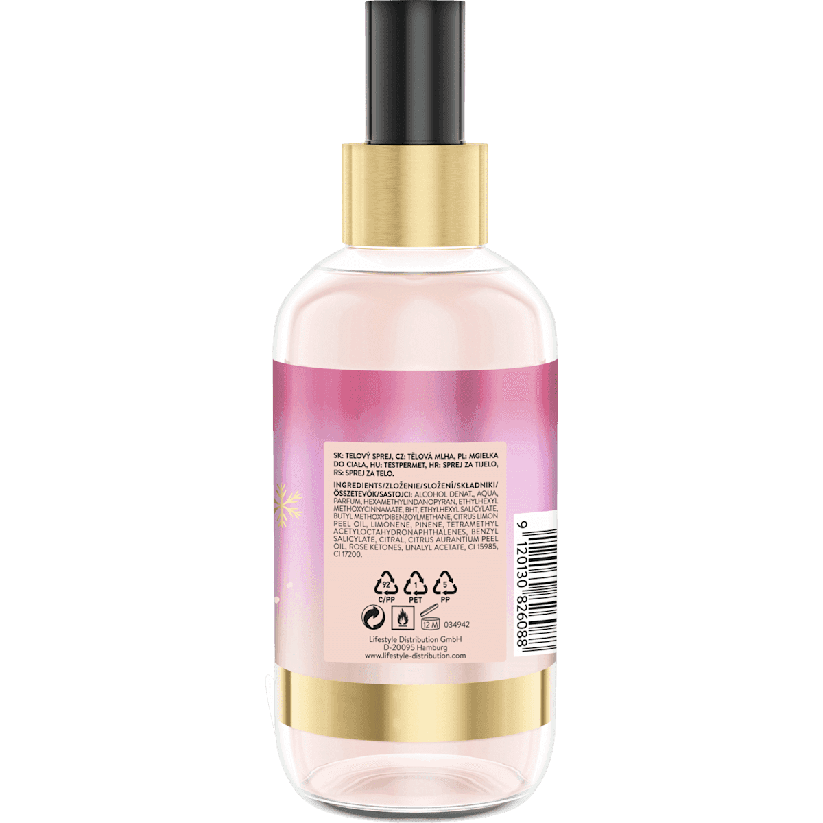 Ivy&Lane Frosted Sugar Brume corporelle Body Mist, 200 ml (Ivy&Lane Frosted Sugar Körperspray Body Mist, 200 ml) — produit allemand authentique au Maroc
