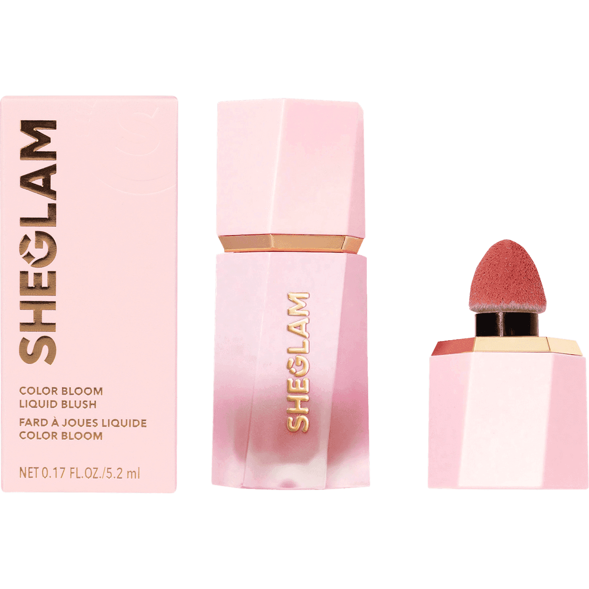 SHEGLAM Blush Liquid Matte Color Bloom Finish-rose Ritual, 5,2 g — produit allemand authentique au Maroc