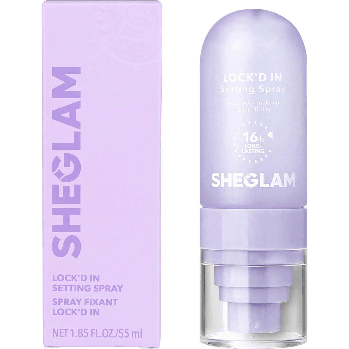 SHEGLAM Spray fixateur Lock'd In, 55 g — منتج ألماني أصلي في المغرب