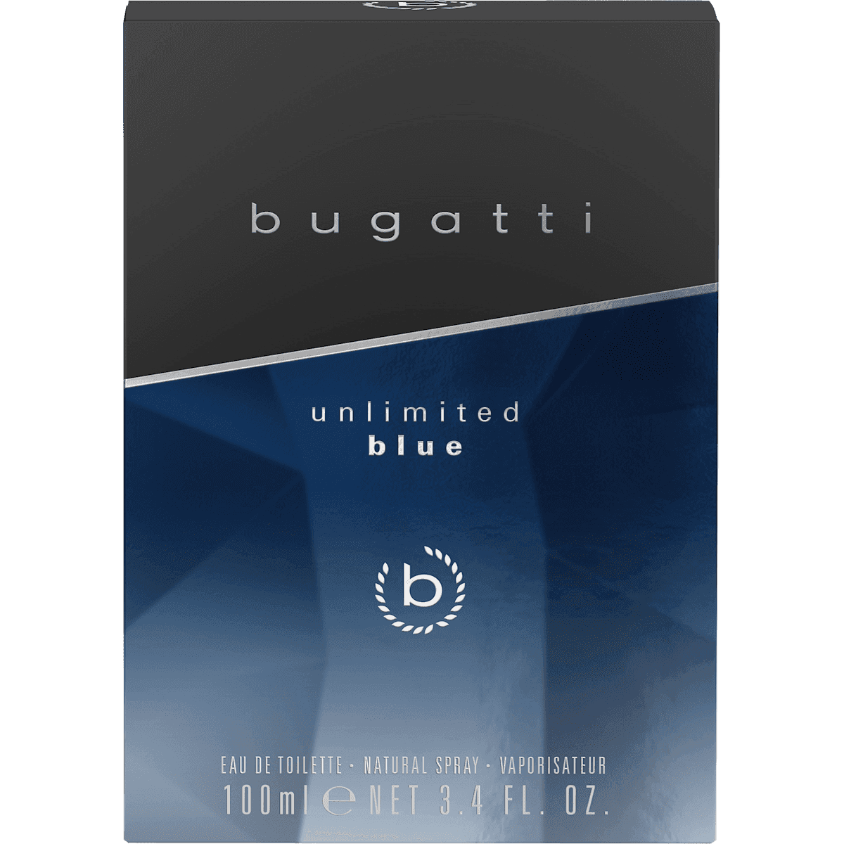 bugatti Unlimited Blue Eau de Toilette, 100 ml — produit allemand authentique au Maroc