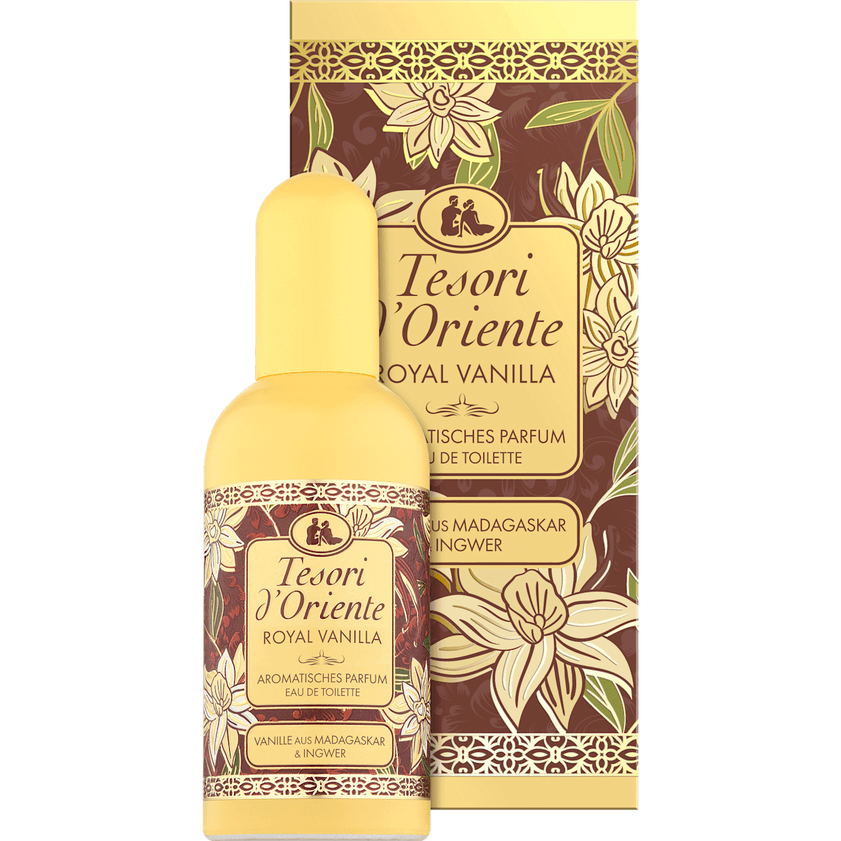 Tesori d'Oriente Royal Vanilla water toilet, 100 ml (Tesori d'Oriente Royal Vanilla Eau de Toilette, 100 ml) — authentic German product in Morocco