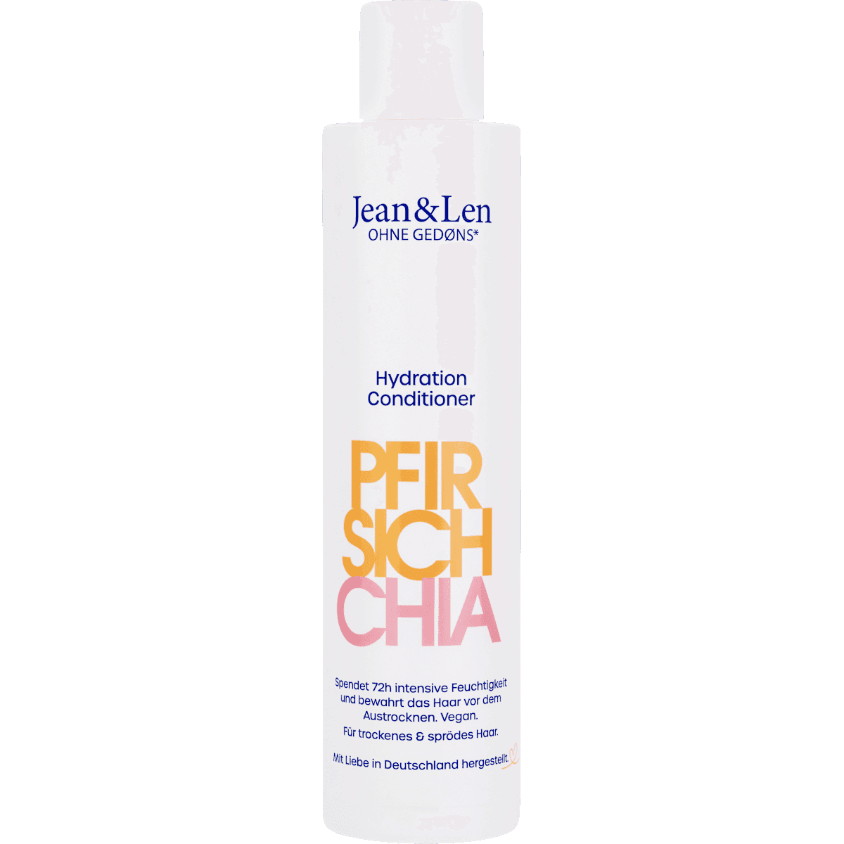 Jean&Len Conditioner Hydration peach Chia, 300 ml — authentic German product in Morocco