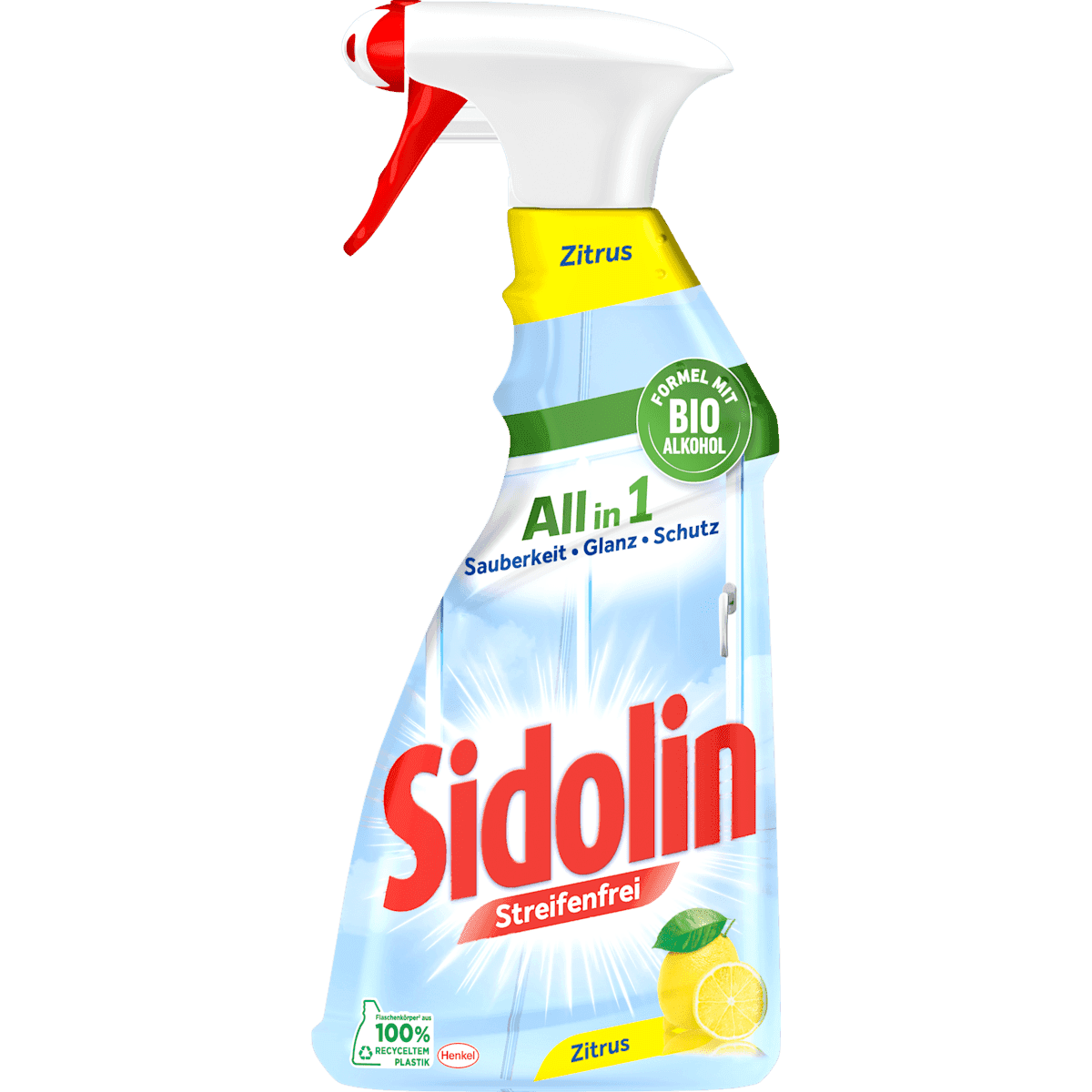 Sidolin Nettoyant vitres agrumes, 500 ml — produit allemand authentique au Maroc