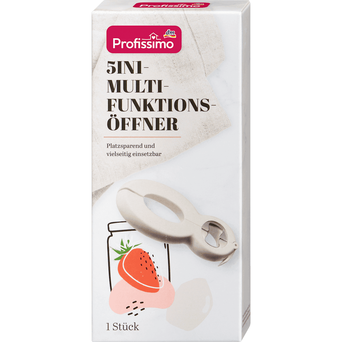 Profissimo Ouvre-bouteille multifunction 5in1, 1 pc (Profissimo Multifunktionsöffner 5in1, 1 St) — authentic German product in Morocco