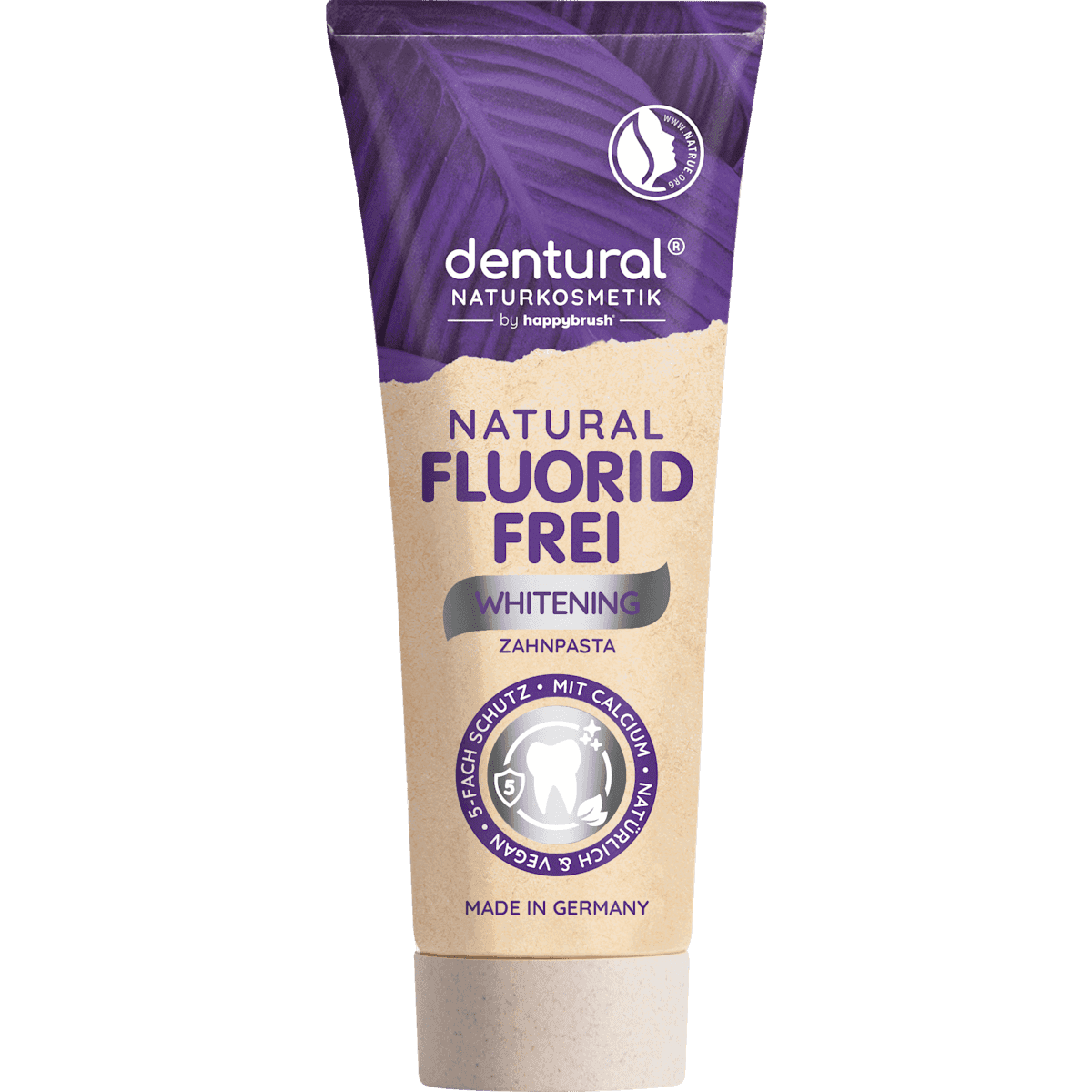 dentural Dentifrice Natural sans fluor Whitening, 75 ml — منتج ألماني أصلي في المغرب