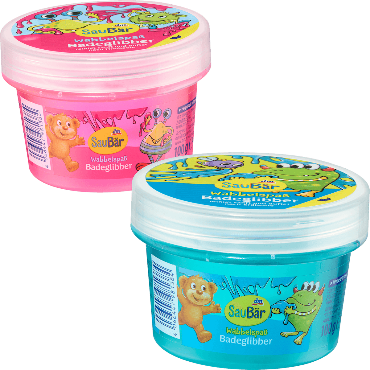 SauBär Enfant Bain moussant Gelée de bain, 100 g (SauBär Kinder Badezusatz Bade Glibber, 100 g) — produit allemand authentique au Maroc