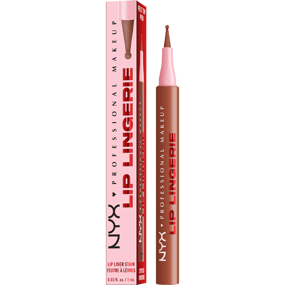 NYX PROFESSIONAL MAKEUP Lipliner Lip Lingerie 02 Stain Naughty Nude, 1 ml — منتج ألماني أصلي في المغرب