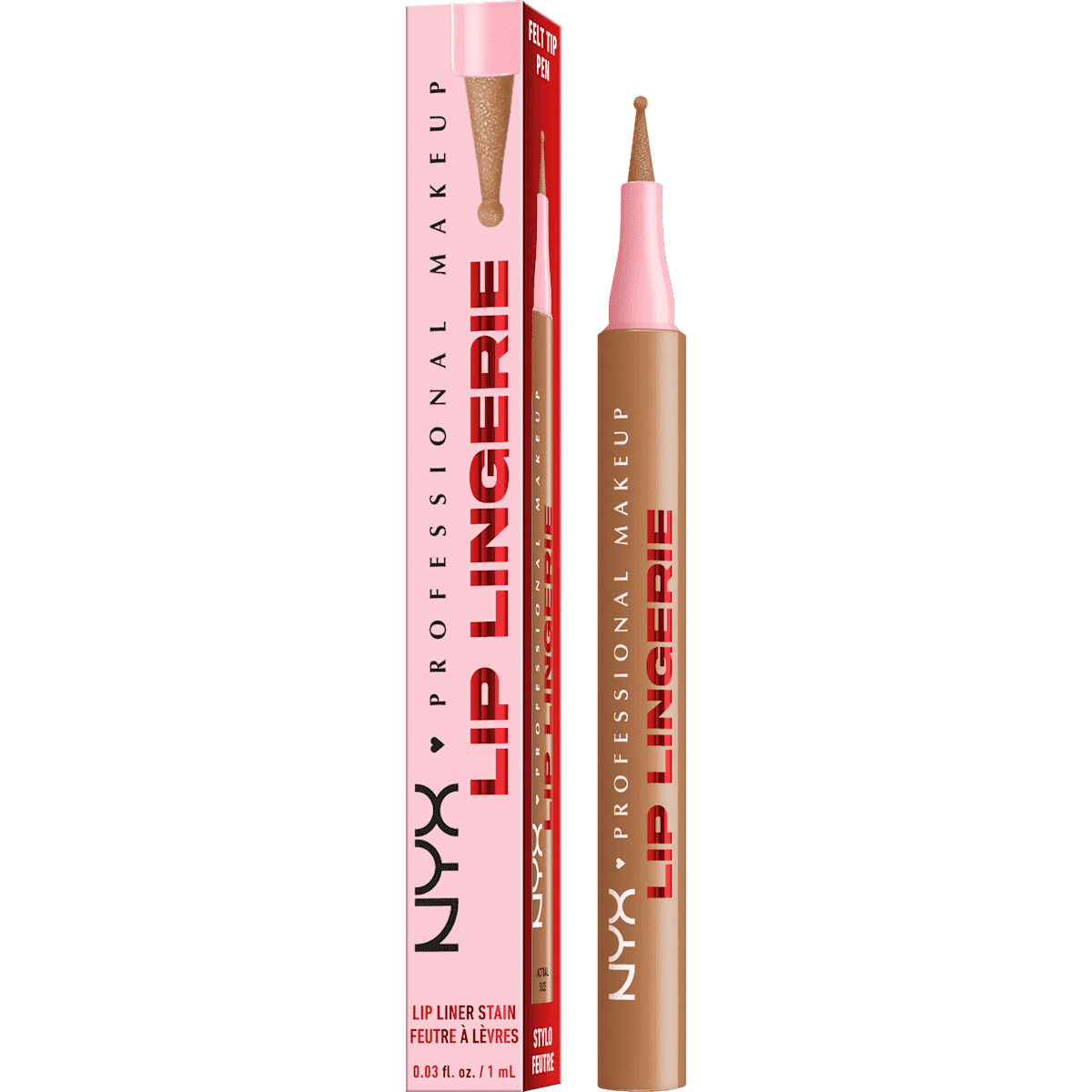 NYX PROFESSIONAL MAKEUP Lipliner Lip Lingerie Stain 01 Tease U Later, 1 ml — منتج ألماني أصلي في المغرب