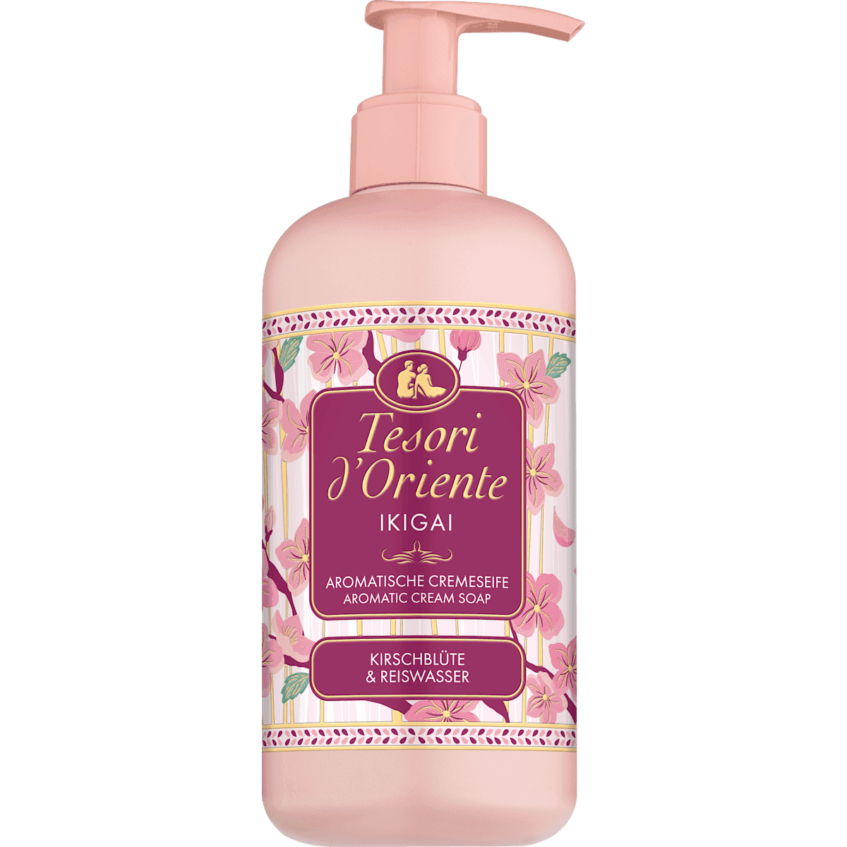 Tesori d'Oriente Soap liquid Ikigai cherry blossom & rice water, 300 ml — authentic German product in Morocco