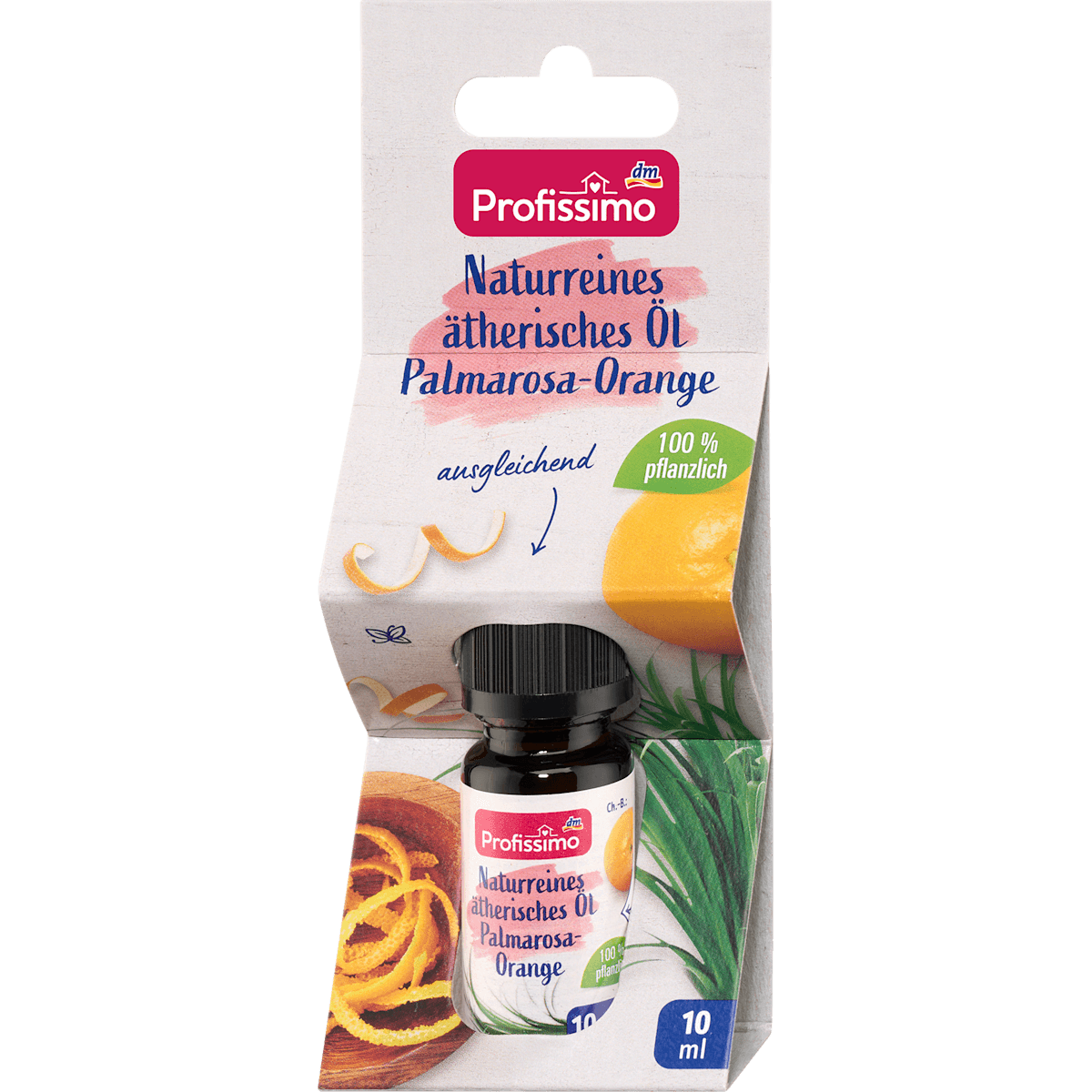 Profissimo Huile essentielle Palmarosa-orange, 10 ml (Profissimo Ätherisches Öl Palmarosa-Orange, 10 ml) — produit allemand authentique au Maroc