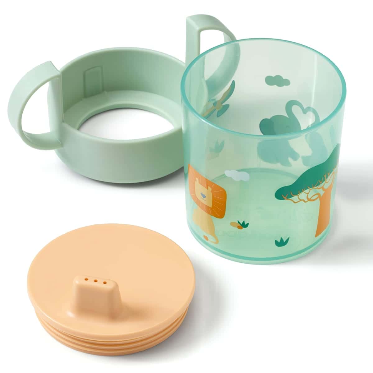 Babylove Tasse d'apprentissage vert, 1 pièce (Babylove Trinklernbecher grün, 1 St) — produit allemand authentique au Maroc