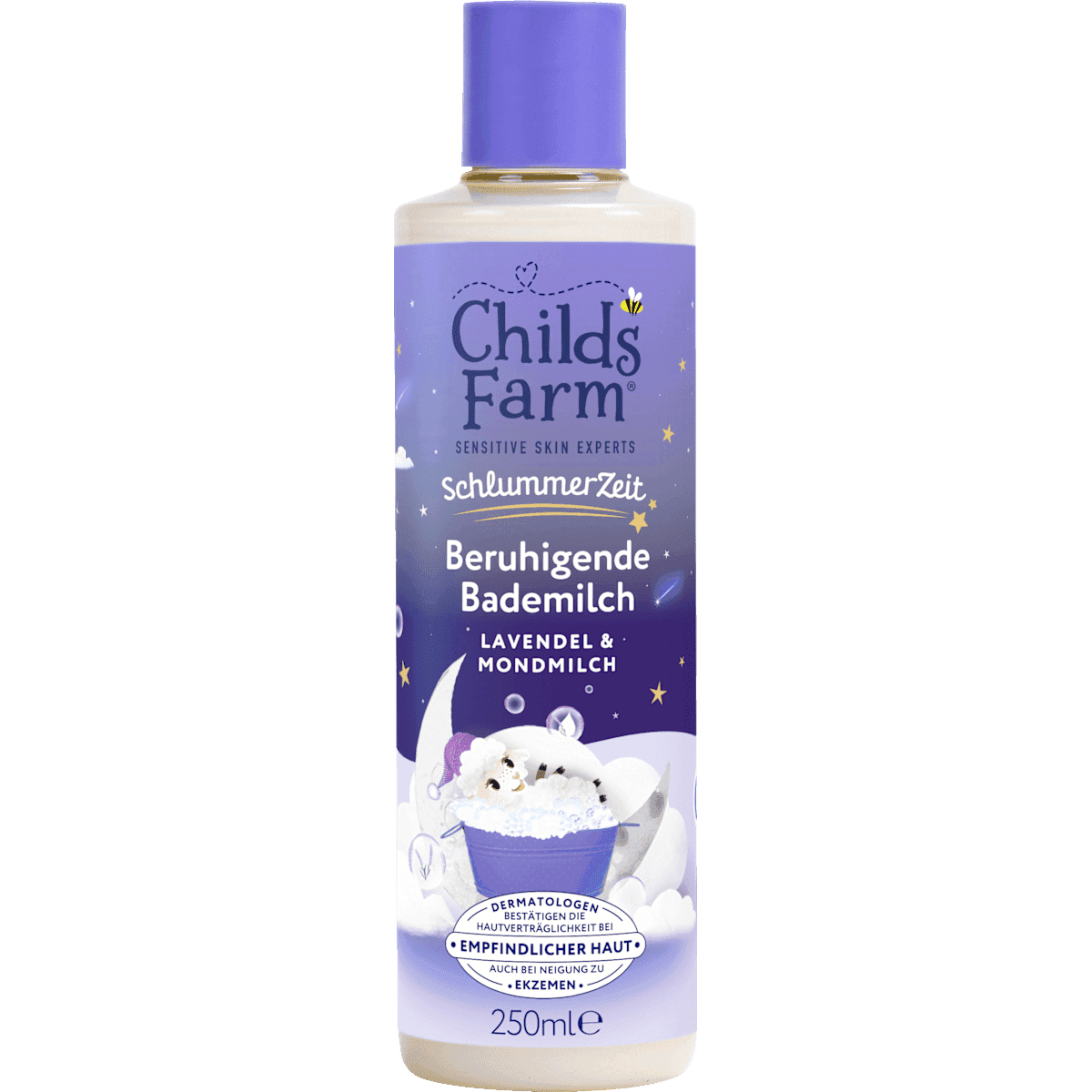Childs Farm Bébé Bain moussant Beruhigende Bademilch Schlummerzeit, 250 ml — produit allemand authentique au Maroc