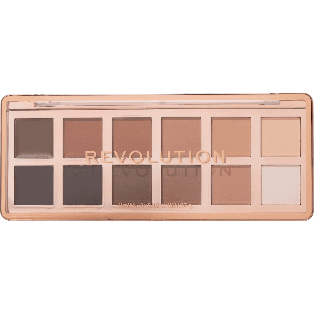 REVOLUTION Fard à paupières Palette The Master Icon Matte Nudes, 8,4 g — produit allemand authentique au Maroc