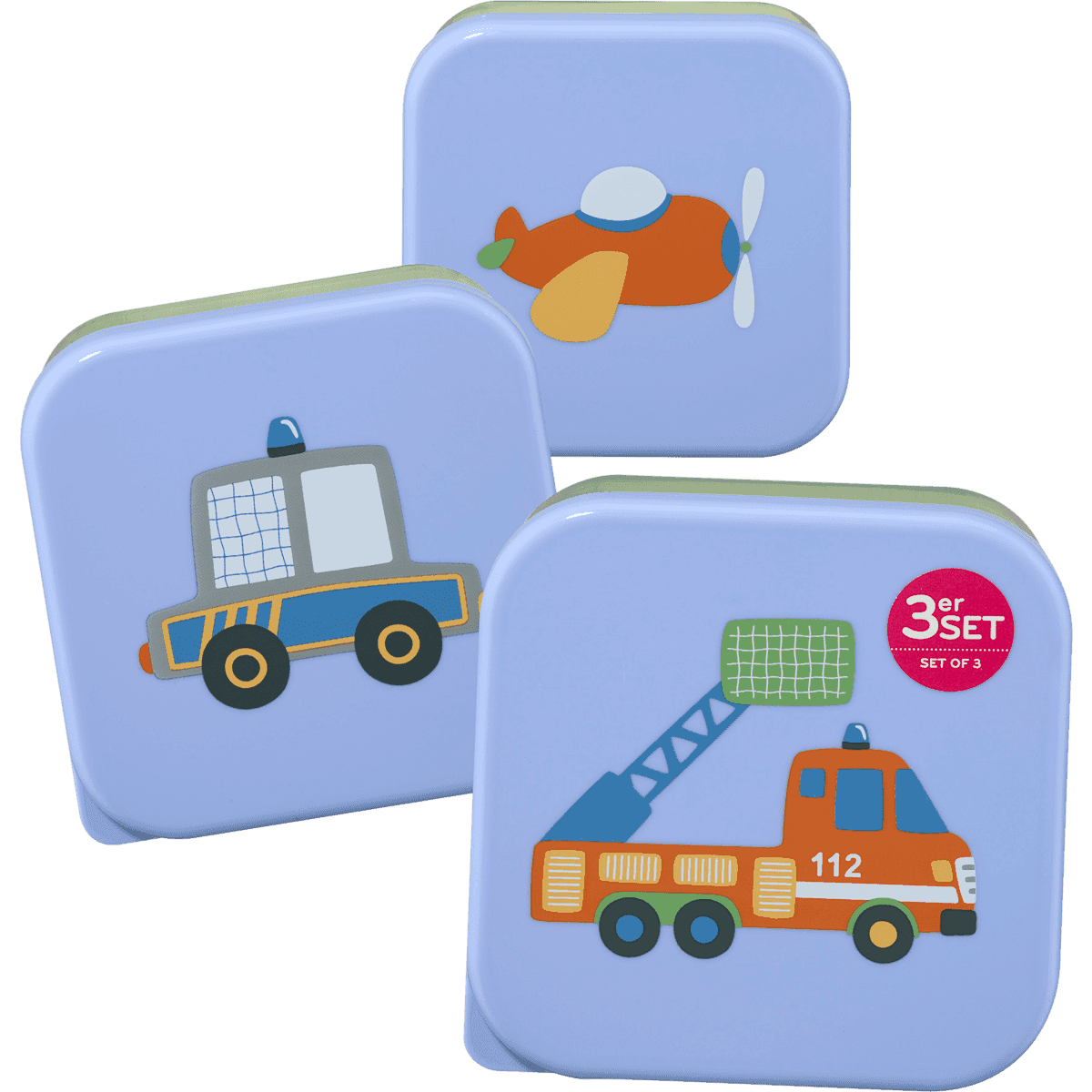 Babylove boîtes à goûter Set bleu/vert 3 pièces, 1 pièce — produit allemand authentique au Maroc