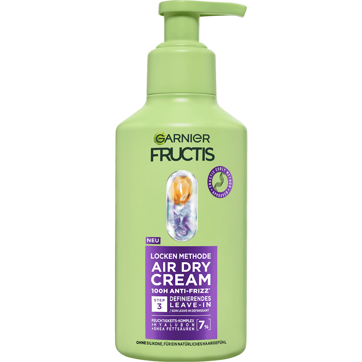 GARNIER FRUCTIS Leave-In crème méthode boucles Air Dry, 260 ml — produit allemand authentique au Maroc