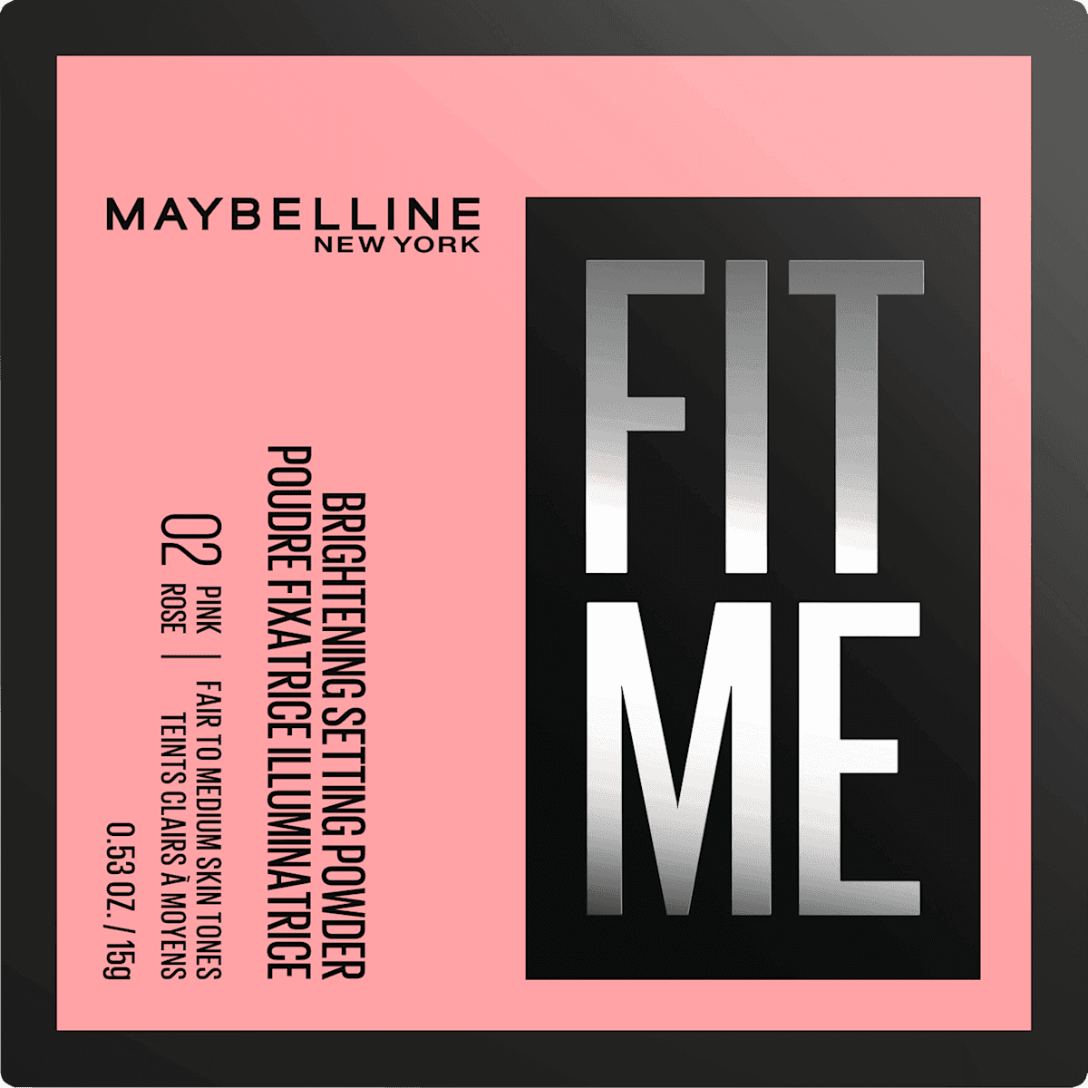 MAYBELLINE NEW YORK Loses Poudre Fit Me Loose Setting 02 Pink, 15 g — produit allemand authentique au Maroc