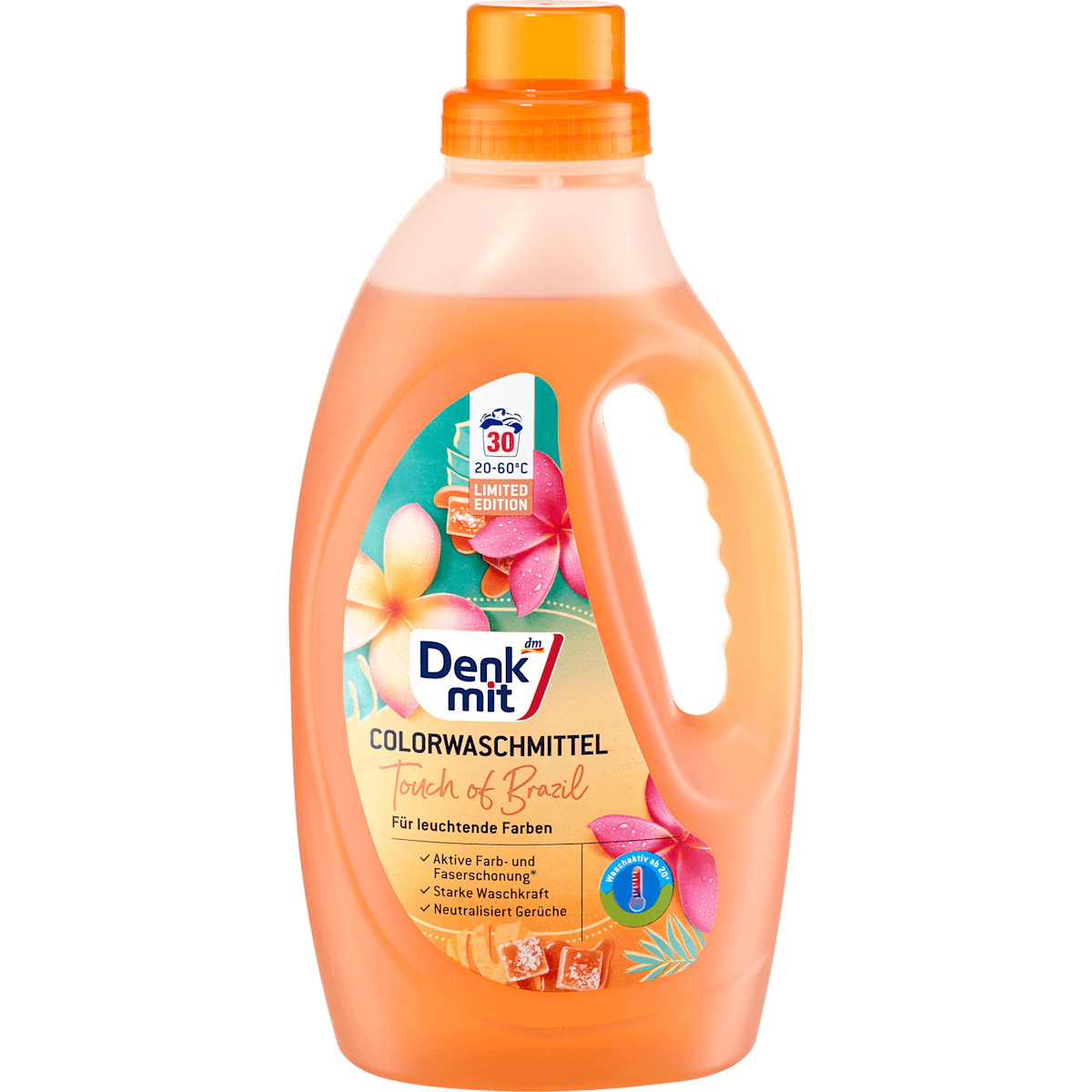 Denkmit Lessive couleurs Touch of Brazil, 30 lavages — produit allemand authentique au Maroc