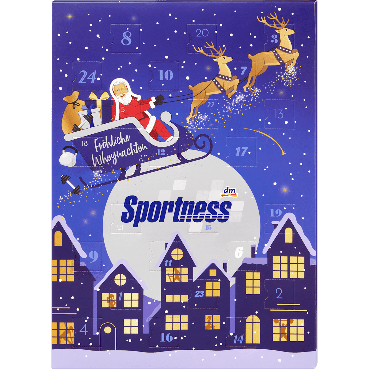 Sportness Calendrier de l'avent 2026 Joyeux Noël, 1 pièce (Sportness Adventskalender 2026 Fröhliche Weihnachten, 1 St) — produit allemand authentique au Maroc