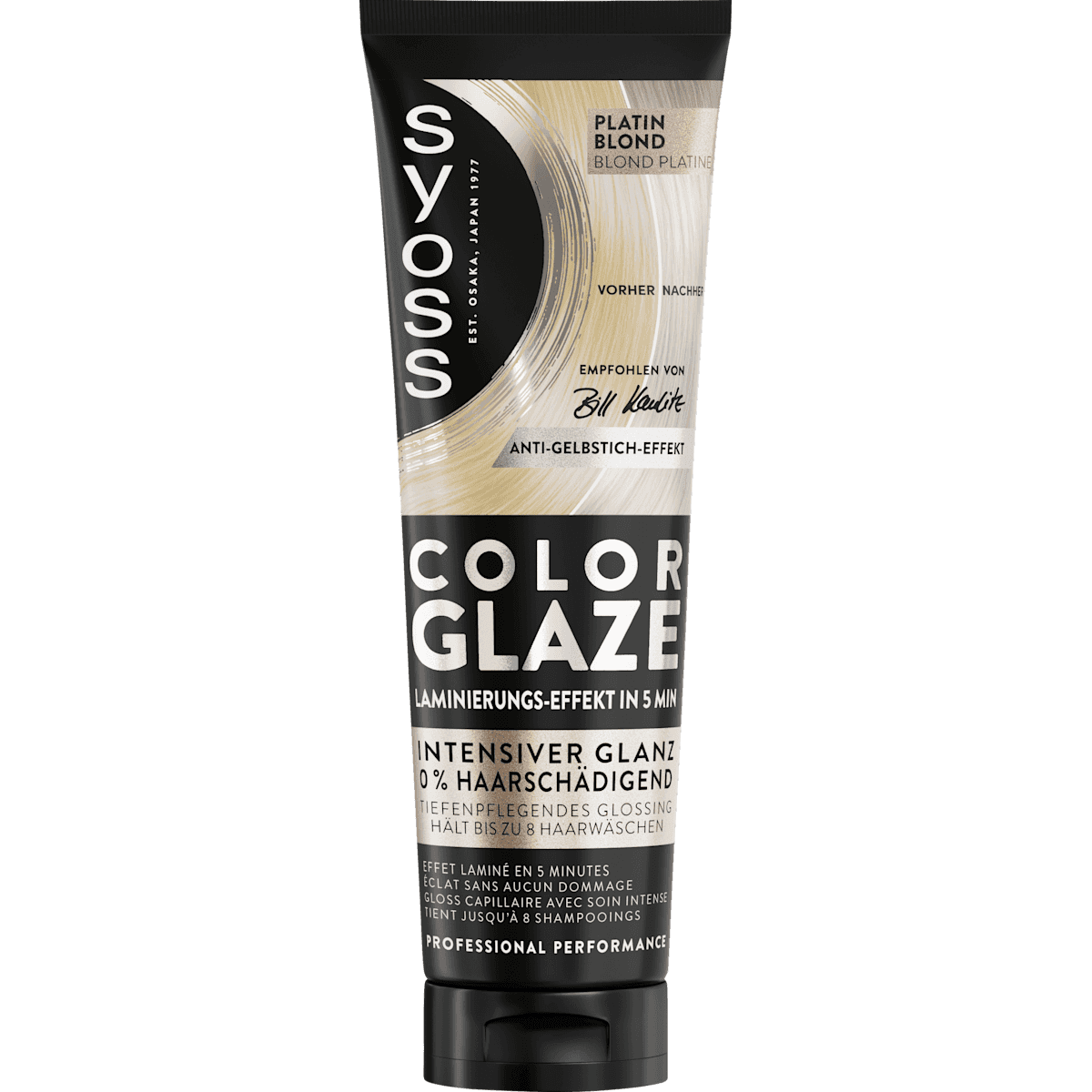 Syoss Glossing Color Glaze Platin Blond, 130 ml — produit allemand authentique au Maroc