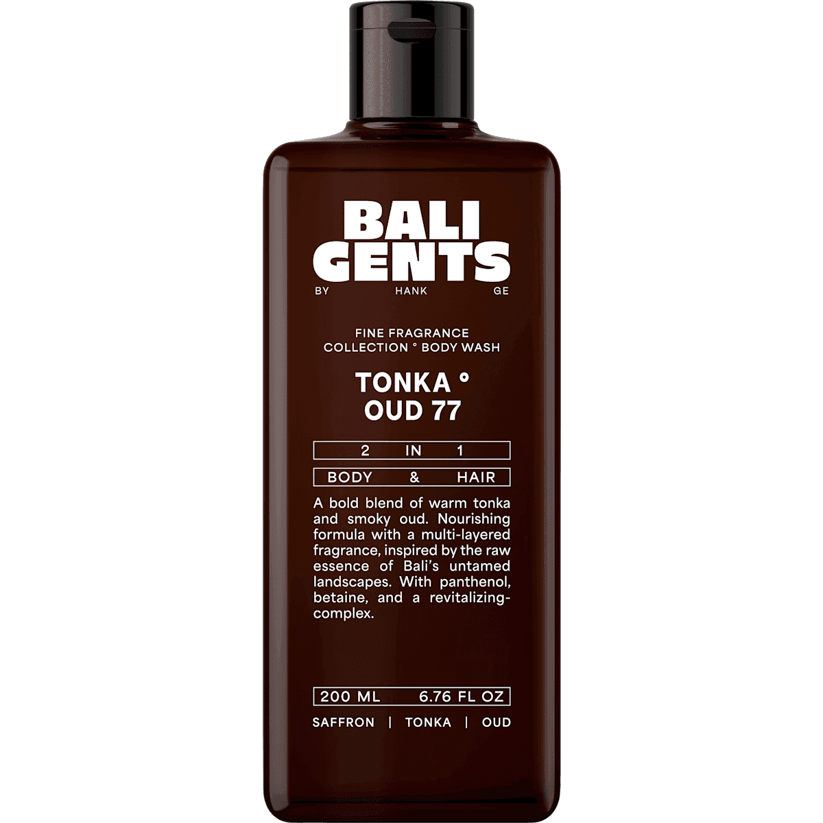 BALI GENTS Gel douche Tonka Oud 77 2in1, 200 ml — منتج ألماني أصلي في المغرب