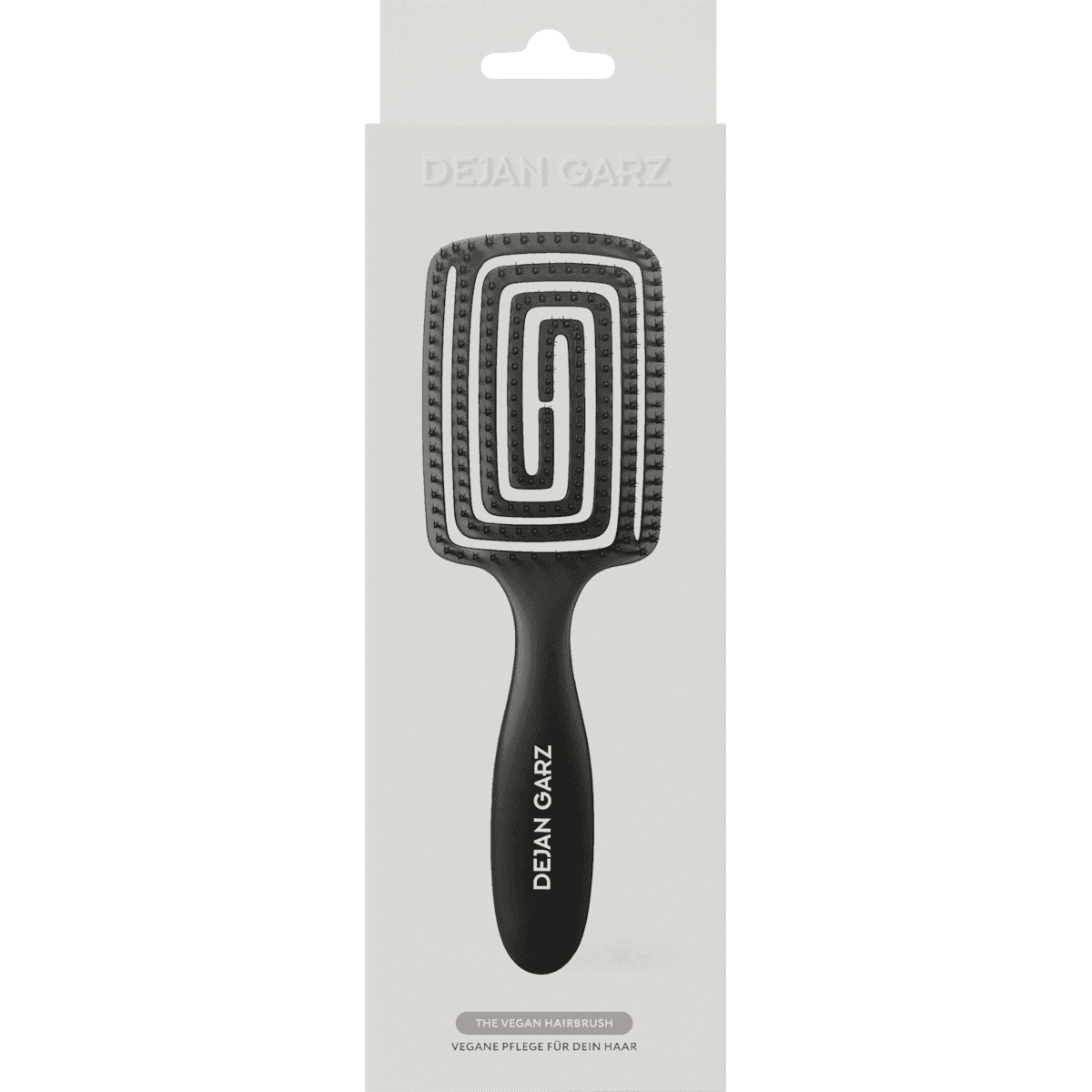 DEJAN GARZ Brosse à cheveux noir, 1 pièce — produit allemand authentique au Maroc