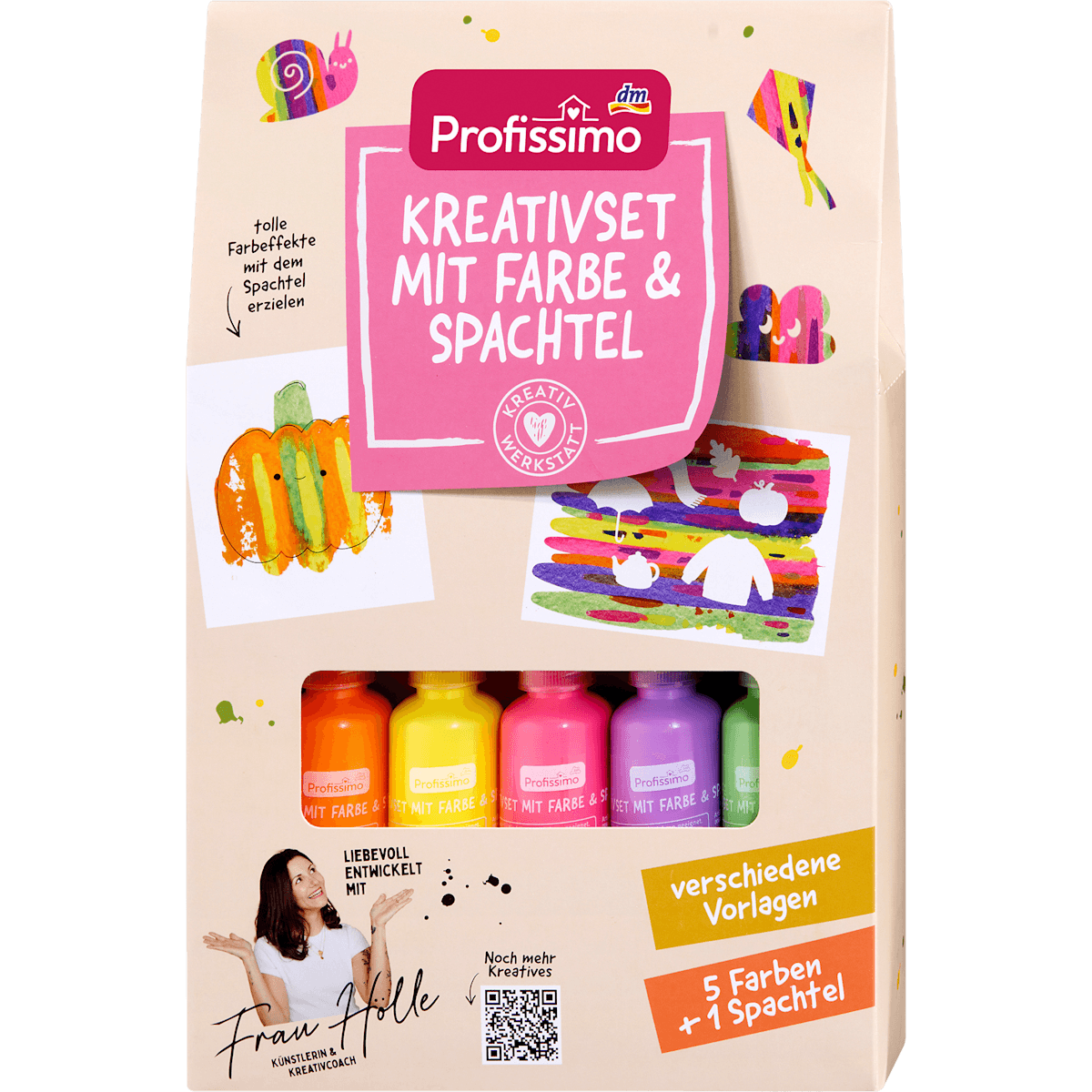 Profissimo Kit créatif avec peinture & spatule, 1 pièce (Profissimo Kreativset mit Farbe & Spachtel, 1 St) — produit allemand authentique au Maroc